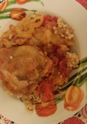 Csirkés lecsó cigányosan tarhonyával 😊 recept fotója