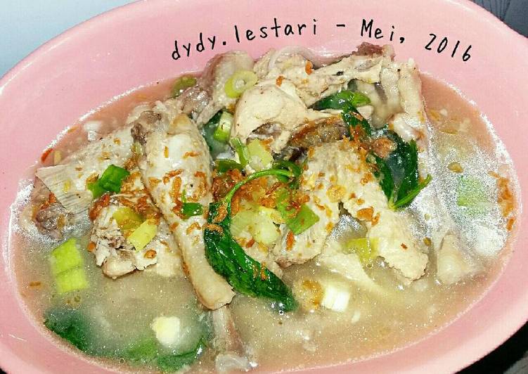 Resep Sup Ayam Kampung a la Pak Min Klaten Bikin Ngiler