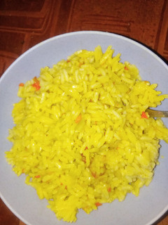 A picture of Jollof rice.