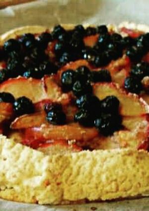 Foto di Galette pesche e mirtilli