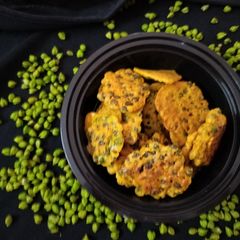 Fresh green gram fritters A picture of Fresh green gram fritters.
