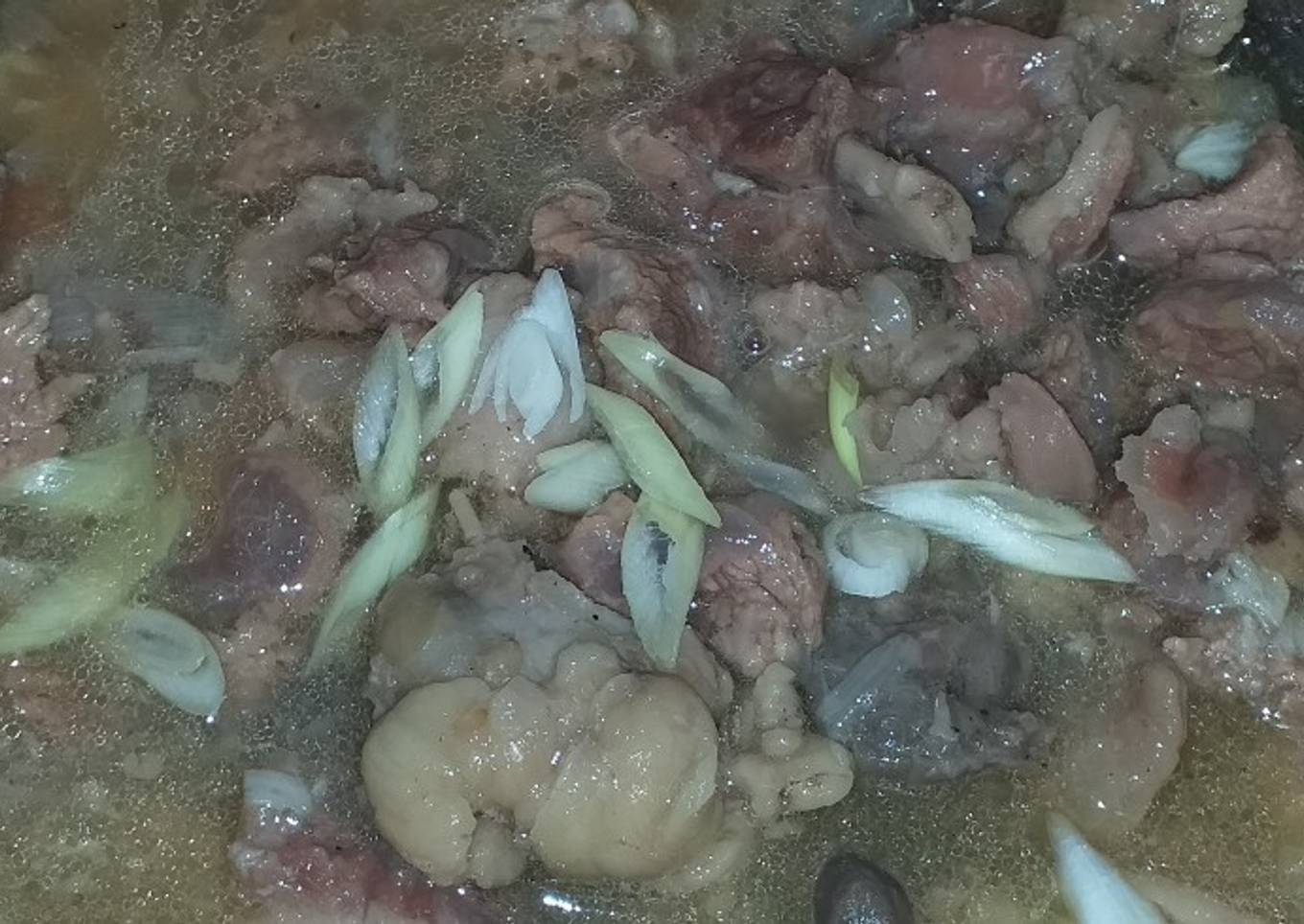 Sup daging sapi campur² (sangat sederhana)