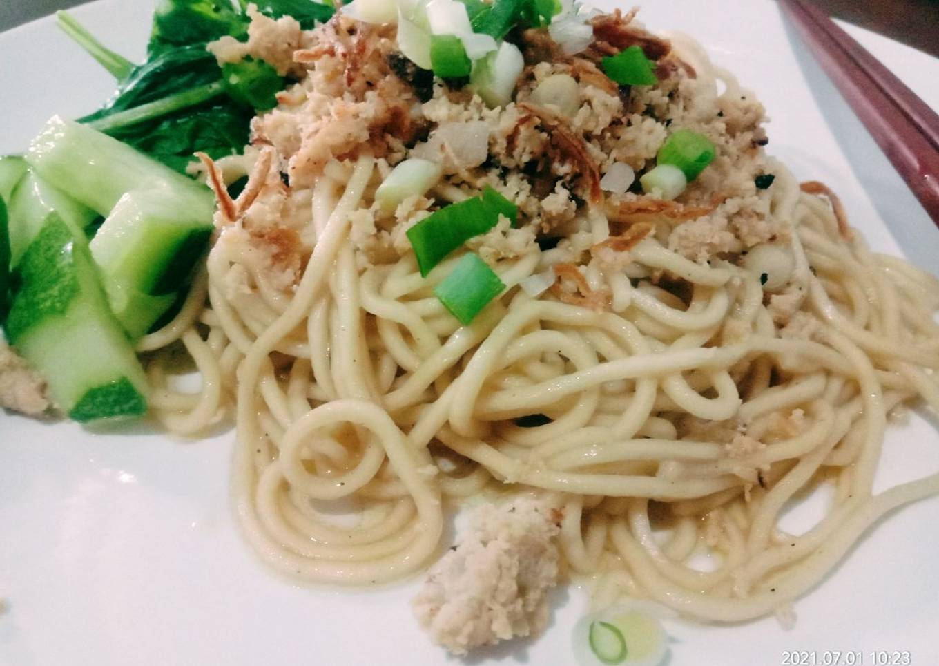 Mie pangsit simple