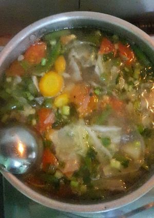 Foto resep Sayur Sop Bohong (tanpa daging/bakso)