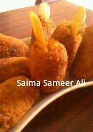 A picture of Chicken veg lolipops.