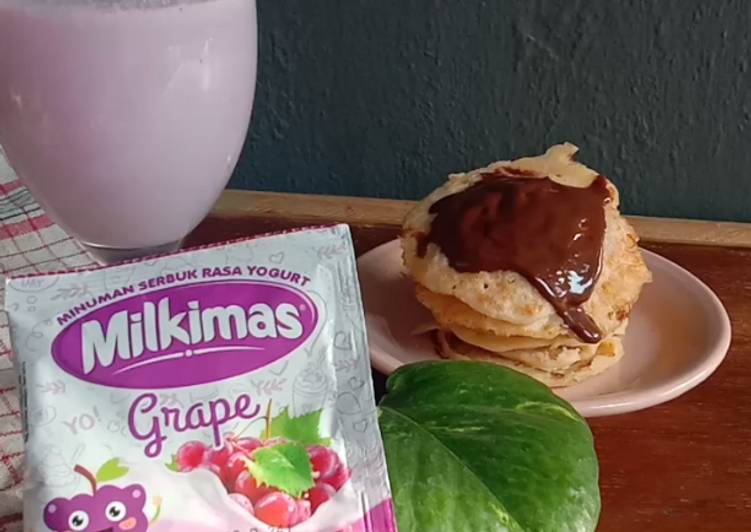 Cara Gampang Menyiapkan Pancake Milkimas Yogurt 3 Rasa Anti Gagal