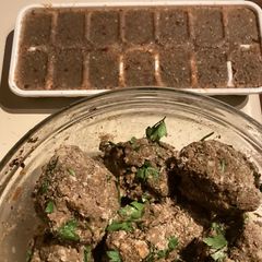 A picture of California Farm Beef Liver Broth Cubes and Dumplings.