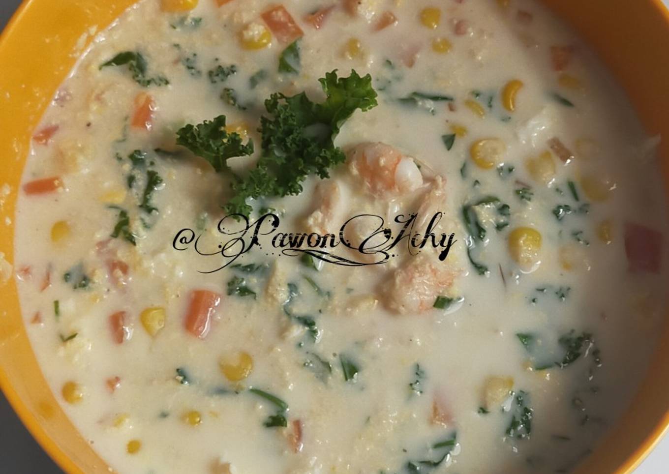 Sup Jagung Udang Mix Sayur