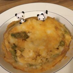A picture of Choctaw Tomato Sauce Colcannon (Kowi Pakanli).