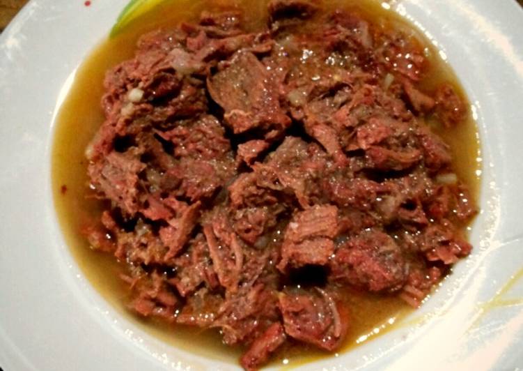 Kornet daging sapi homade