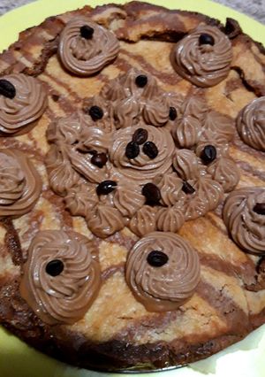Foto di Crostata bicolor con crema al caffè!!!