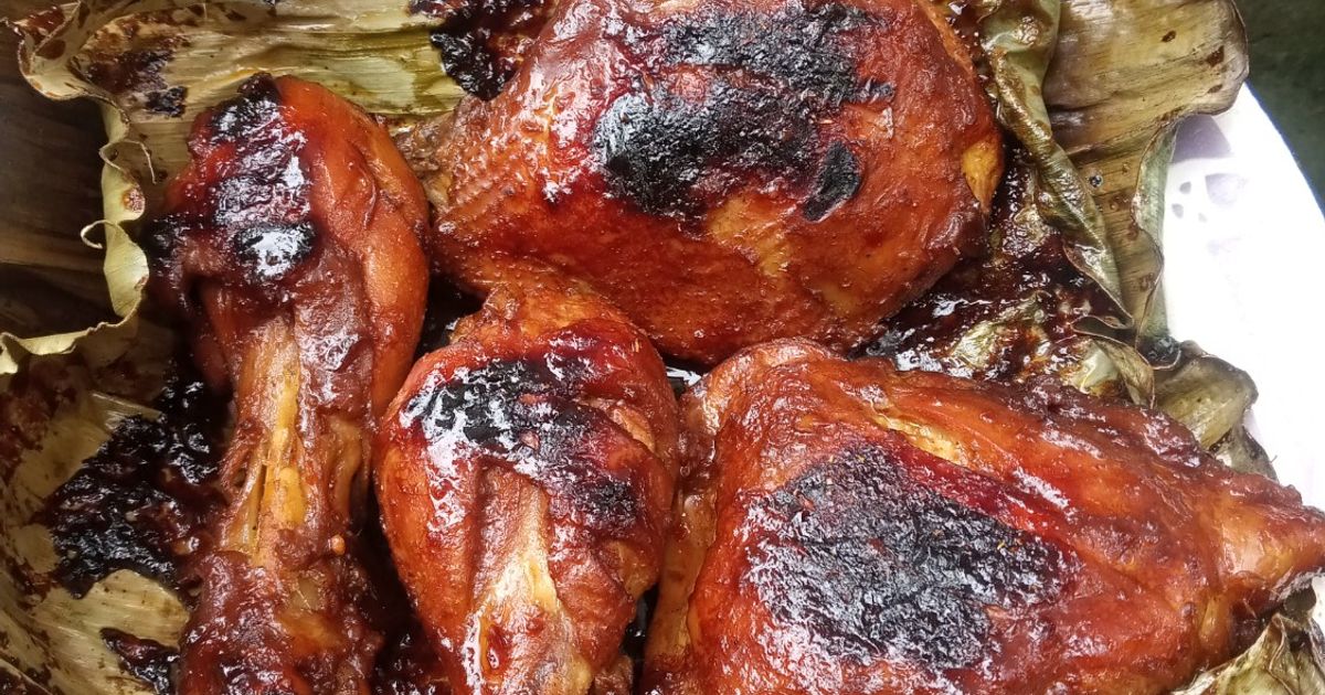 Ayam bakar daun pisang