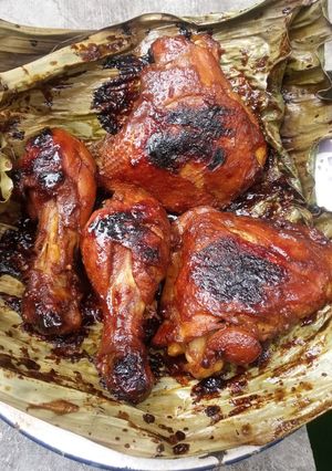 Foto resep Ayam bakar daun pisang