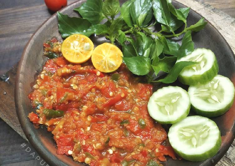 SAMBAL DADAK / Sambal MENTAH / sambal segar