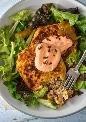 A picture of My Easiest Ever Curried Fish Cakes.