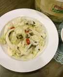 Dưa bắp cải muối nhanh