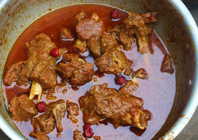 Easiest Way to Make Favorite Red spicy mutton karahi 😋