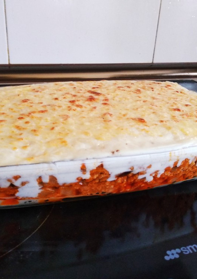 Una foto de Lasaña de carne estilo churri