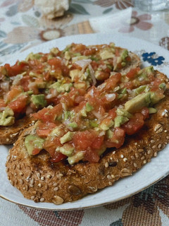 Una foto de Tosta de aguacate
