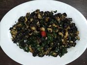 A picture of ốc bươu xào