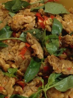 Foto resep Tempe penyet Sambel mentah