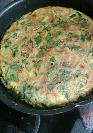 Una foto de Tortilla de acelga