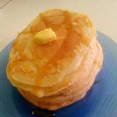 Una foto de Hotcakes o panqueques esponjosos! 💘🍮