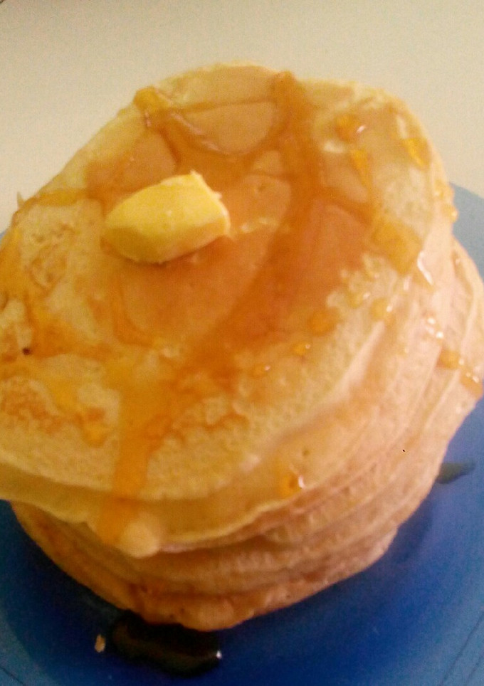 Una foto de Hotcakes o panqueques esponjosos! 💘🍮