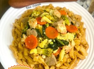 Foto resep Mie Kakap Goreng Cap Cay