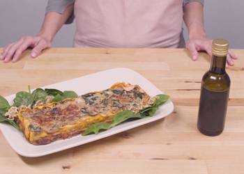 The New Way Making Recipe Sweet potato and spinach quiche Delicious Nutritious