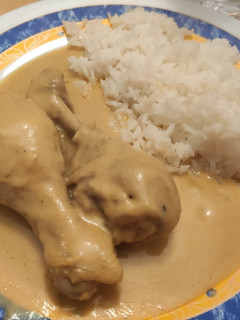 Una foto de Pollo al curry