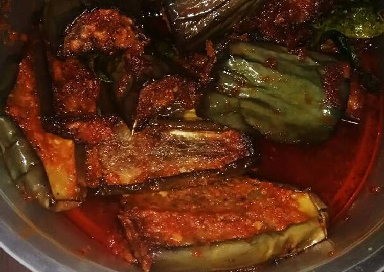 Belado terong ungu simple