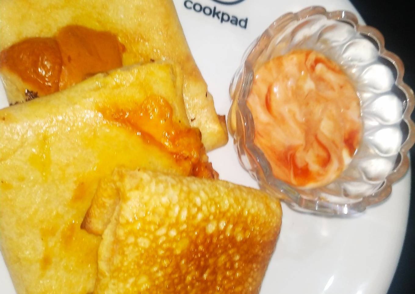 Chicken cheese crÃªpes