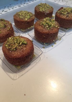 صورة لوصفة ميني بسبوسة التمر