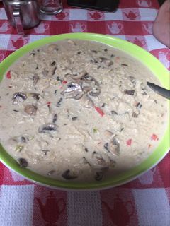 Una foto de Risotto de champiñones