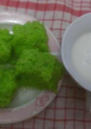 Foto resep Tape ketan hijau