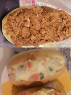 肉鬆麵包、沙拉醬包 的食譜成品照片