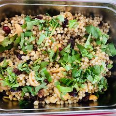 A picture of Jowar upma (pearl millet).