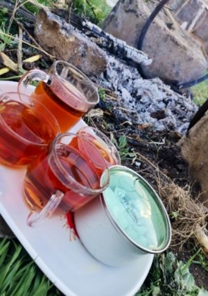 عکسی از دستور چای آتیشی