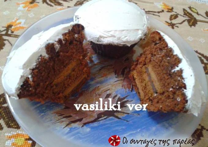 κύρια φωτογραφία συνταγής Cupcakes σοκολάτας με oreo