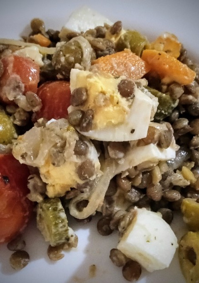 Una foto de Ensalada de Lentejas