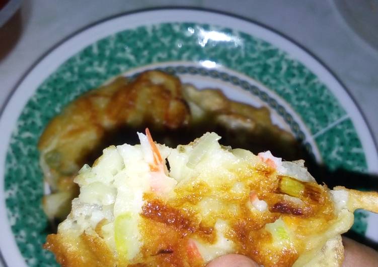 Resep Haemul jeon (crab stick &amp; baso ikan) yang Lezat Sekali