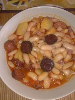 Una foto de Fabada asturiana a mi estilo