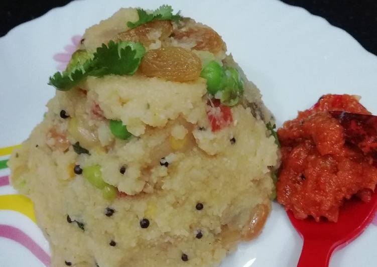 Vegetable upma