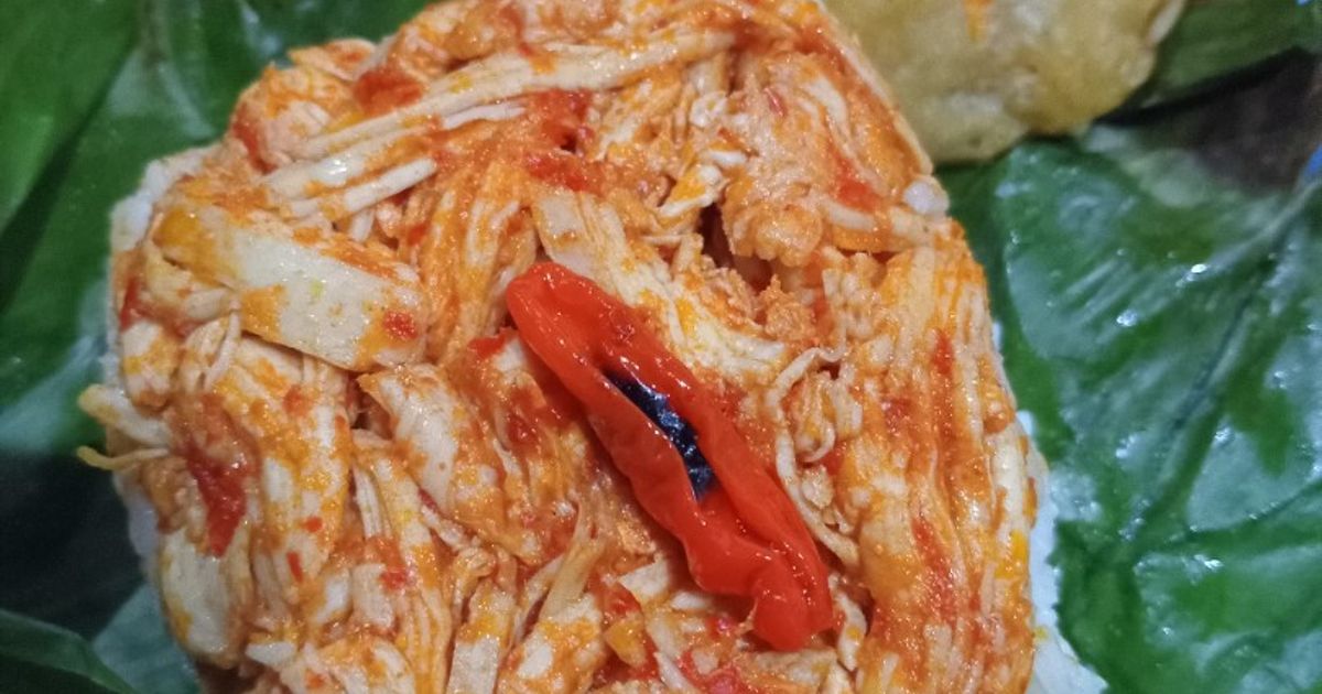Nasi Bakar isi Ayam Mudah, Enak dan Praktis