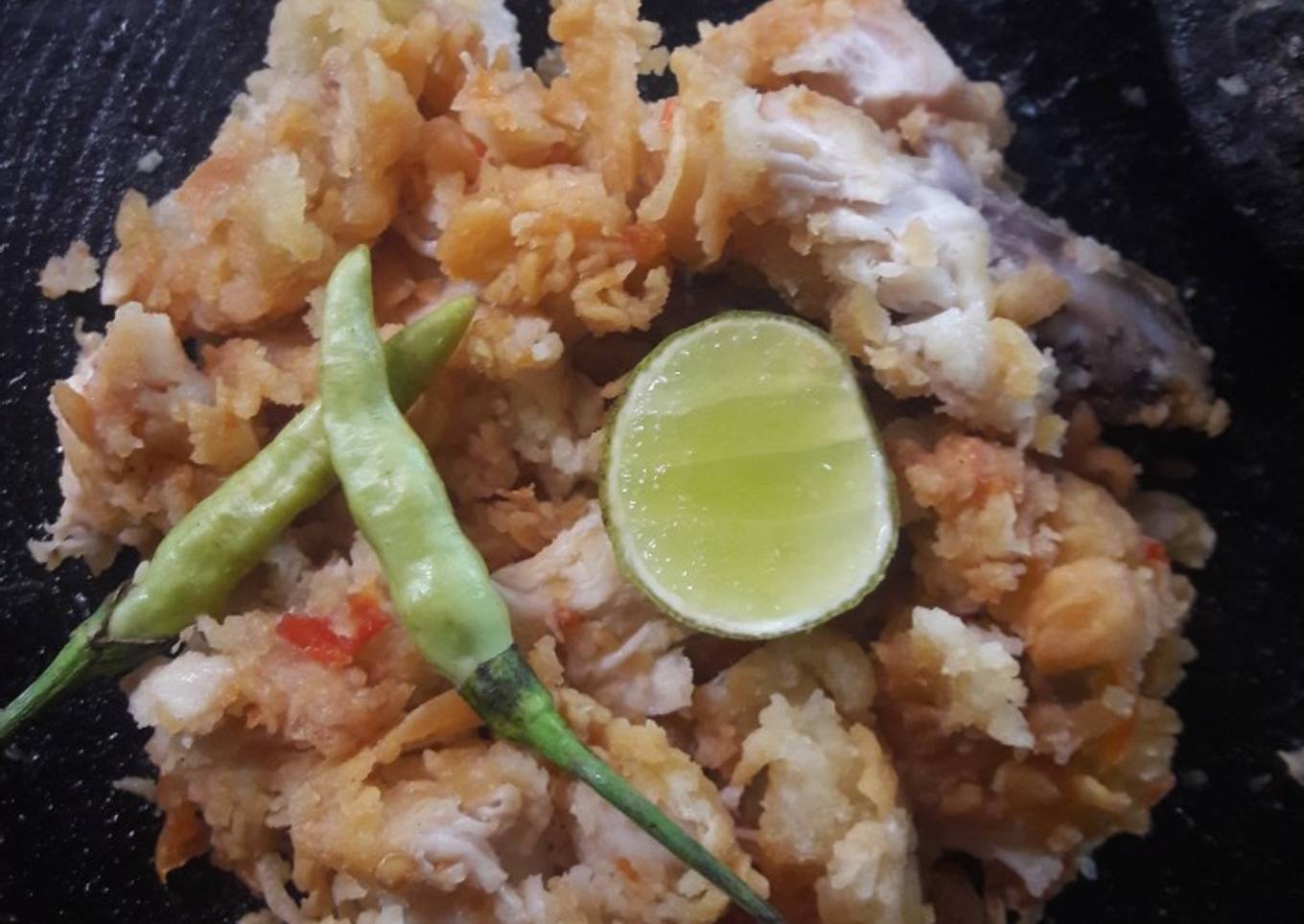 Ayam geprek super simple