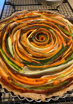 A picture of Veggie Salad Tart.