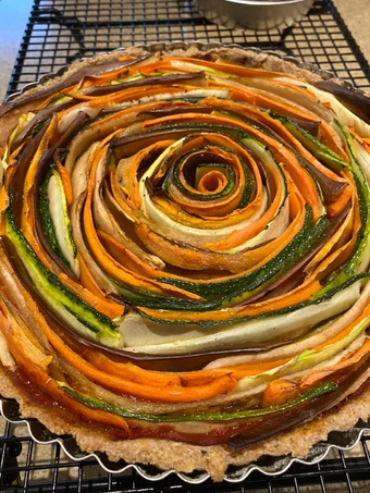 Easy Way Prepare Veggie Salad Tart the So Delicious Really delicious