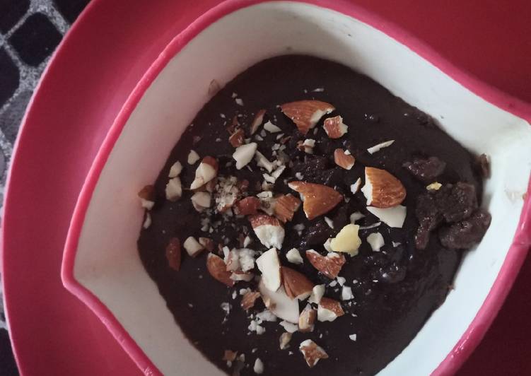 Steps to Make Favorite Chocolate sooji halwa