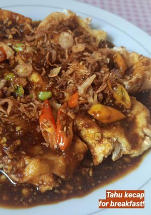 Foto resep Tahu Kecap Kacang